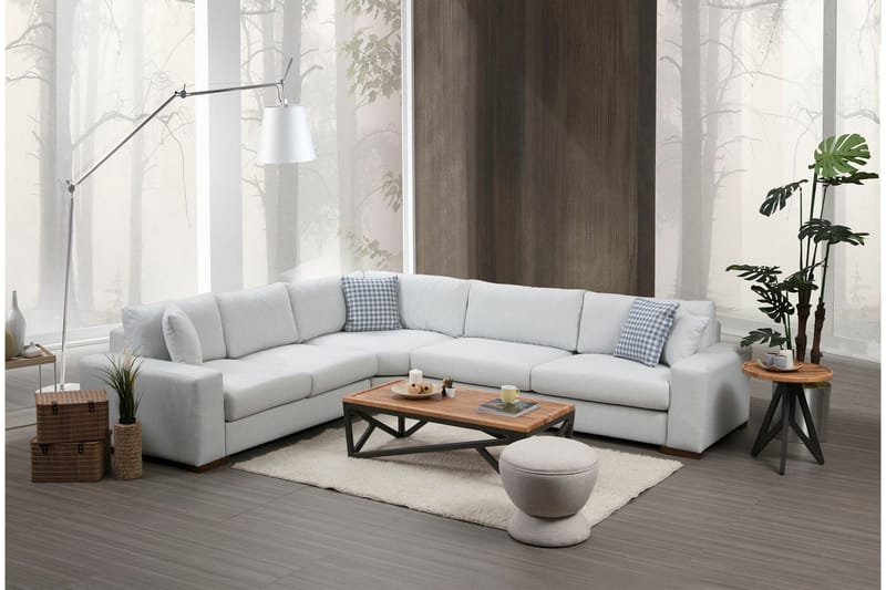 Divaanisohva Portiella - Beige - Huonekalut - Sohva - Kulmasohva