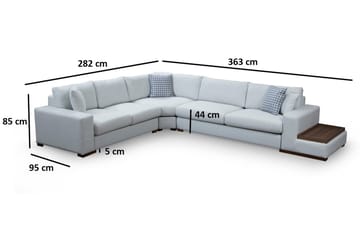Divaanisohva Portiella - Beige - Huonekalut - Sohva - Kulmasohva