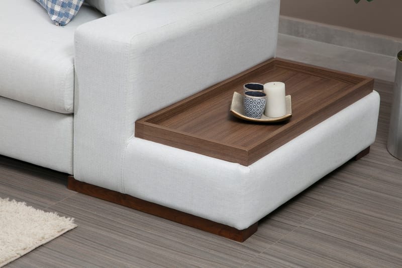 Divaanisohva Portiella - Beige - Huonekalut - Sohva - Kulmasohva
