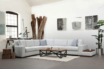 Divaanisohva Portiella - Beige - Huonekalut - Sohva - Kulmasohva