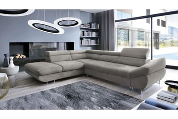 Divaanivuodesohva Fabio 280x235x88 cm - Beige/Harmaa - Huonekalut - Sohva - Vuodesohva
