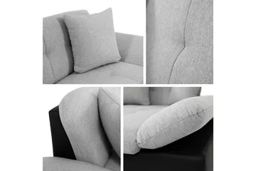 Djerra Vuodesohva Chaiselongilla 3-istuttava Chenille - Vihreä - Huonekalut - Sohva - Vuodesohva
