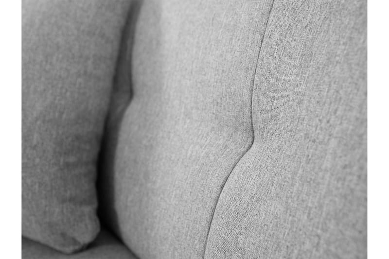 Djerra Vuodesohva Chaiselongilla 3-istuttava Keinonahka - Musta / Harmaa - Huonekalut - Sohva - Vuodesohva