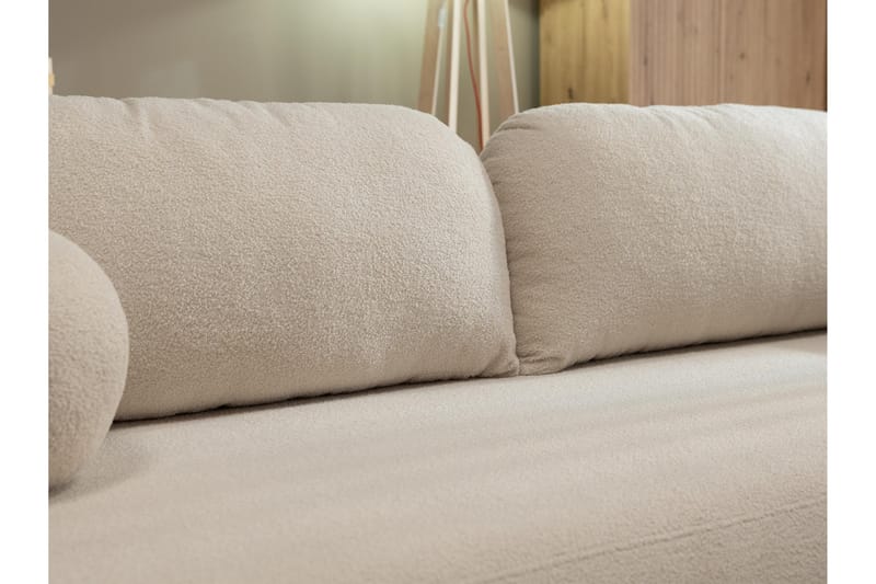 Efrem Vuodesohva 3-Istuttava - Beige - Huonekalut - Sohva - Vuodesohva - 3 istuttava vuodesohva