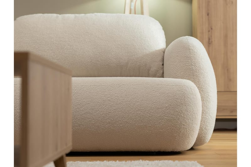 Efrem Vuodesohva 3-Istuttava - Beige - Huonekalut - Sohva - Vuodesohva - 3 istuttava vuodesohva