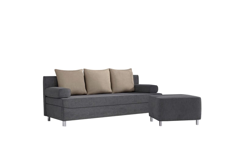 Eifion Vuodesohva 3-istuttava - Tummanharmaa - Huonekalut - Sohva - Vuodesohva - 3 istuttava vuodesohva