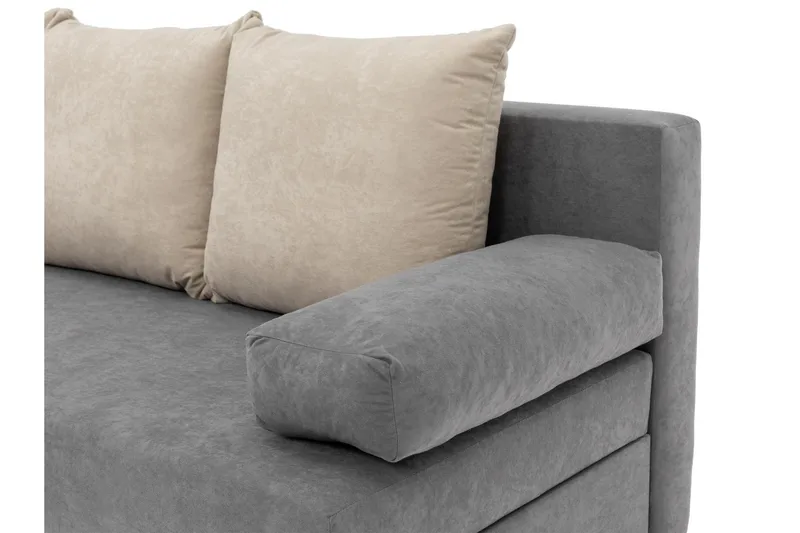 Eifion Vuodesohva 3-istuttava - Tummanharmaa - Huonekalut - Sohva - Vuodesohva - 3 istuttava vuodesohva