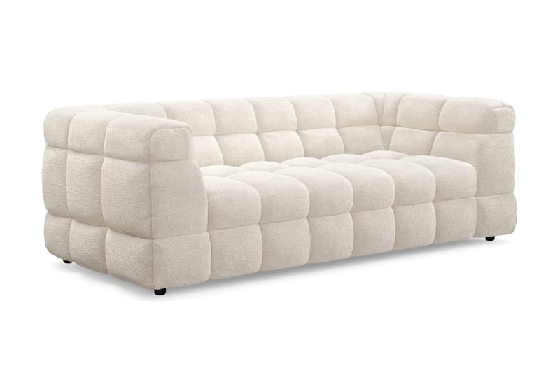 Elise Kupliva Sohvaryhmä 3-istuttava Sohva + Nojatuoli - Beige - Huonekalut - Sohva - Sohvaryhmä