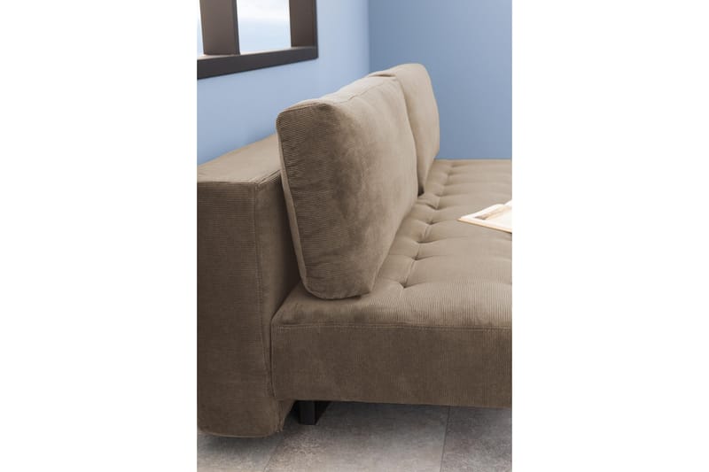Faura Vuodesohva 3-istuttava - Beige - Huonekalut - Sohva - Vuodesohva - 3 istuttava vuodesohva