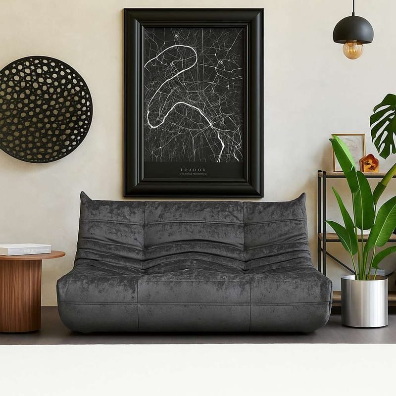 Feylorin 2-istuttava sohva - Grafiitinharmaa - Huonekalut - Sohva - 2:n istuttava sohva