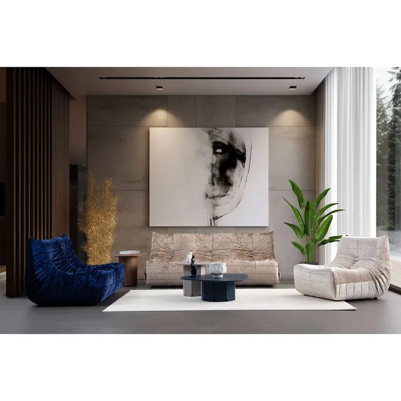 Feylorin 2-istuttava sohva - Sininen - Huonekalut - Sohva - 2:n istuttava sohva