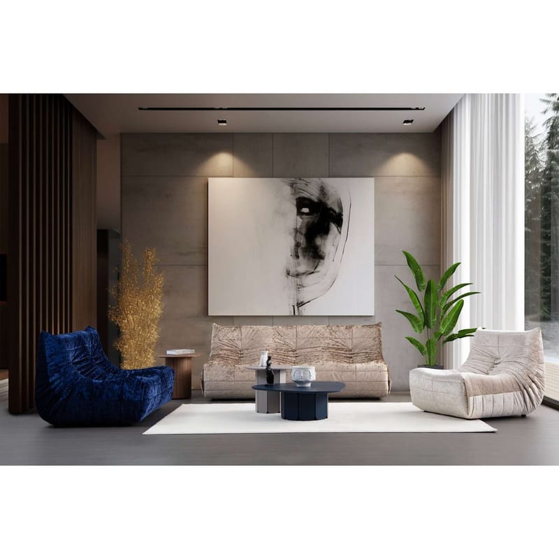 Feylorin 2-istuttava sohva - Sininen - Huonekalut - Sohva - 2:n istuttava sohva