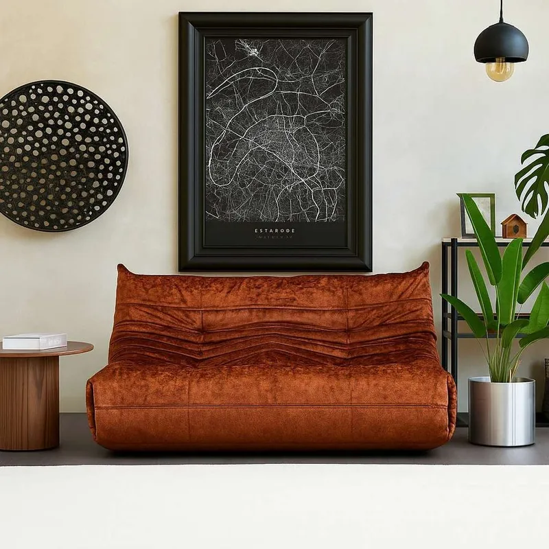 Feylorin 2-istuttava sohva - Punainen - Huonekalut - Sohva - 2:n istuttava sohva