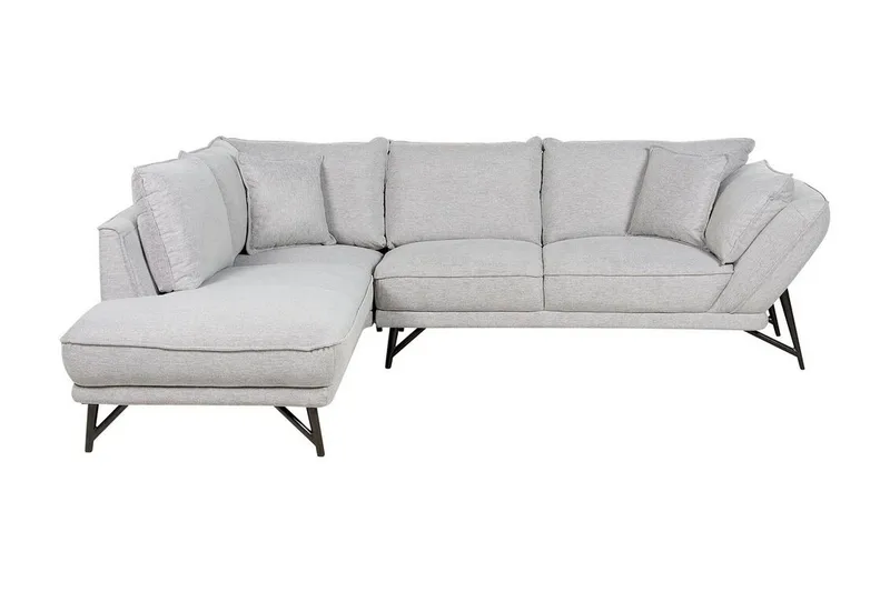 Fianna Kulmasohva 3-istuttava, Harmaa/Musta