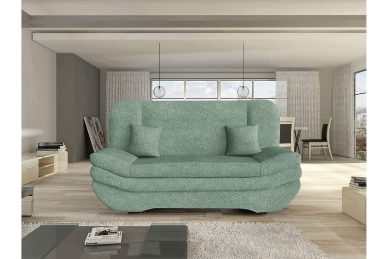 Figurelle Vuodesohva 2-istuttava Bouclé - Vihreä - Huonekalut - Sohva - Vuodesohva