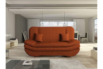 Figurelle Vuodesohva 2-istuttava Chenille - Oranssi - Huonekalut - Sohva - Vuodesohva