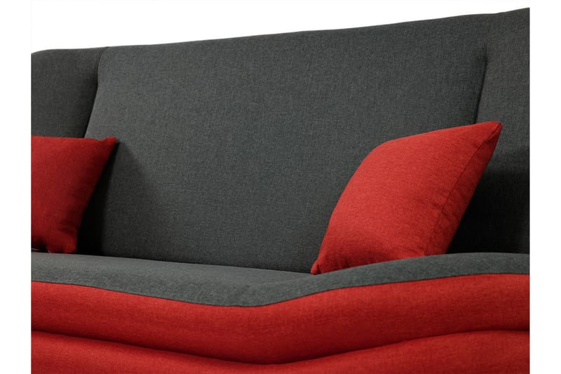 Figurelle Vuodesohva 2-istuttava Plyysi - Harmaa - Huonekalut - Sohva - Vuodesohva