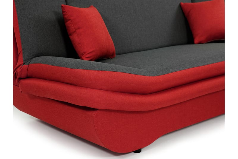 Figurelle Vuodesohva 2-istuttava Plyysi - Harmaa - Huonekalut - Sohva - Vuodesohva