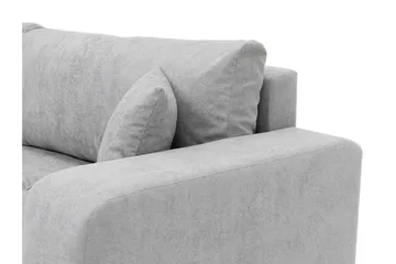 Flo Vuodesohva 3-istuttava Plyysi - Beige - Huonekalut - Sohva - Vuodesohva - 3 istuttava vuodesohva