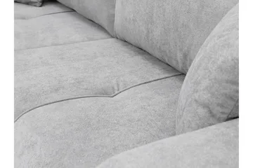 Flo Vuodesohva 3-istuttava Plyysi - Beige - Huonekalut - Sohva - Vuodesohva - 3 istuttava vuodesohva