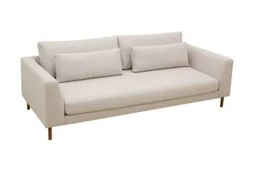 Florenz 3-istuttava Kangassohva - Beige - Huonekalut - Sohva - 3:n istuttava sohva