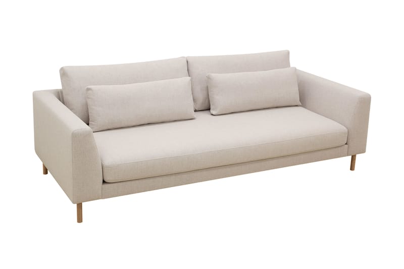 Florenz 3-istuttava Kangassohva - Beige - Huonekalut - Sohva - 3:n istuttava sohva