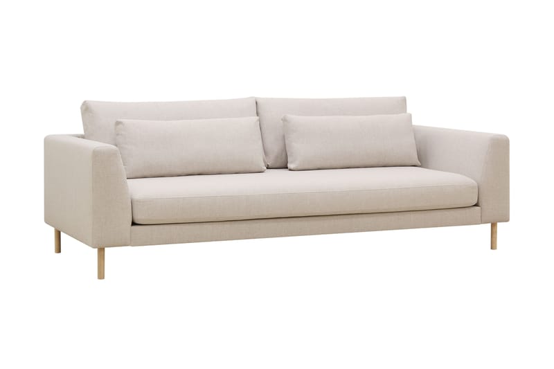 Florenz 3-istuttava Kangassohva - Beige - Huonekalut - Sohva - 3:n istuttava sohva