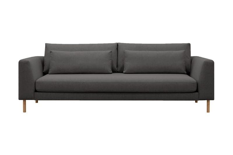 Florenz 3-istuttava Kangassohva - Tummanharmaa - Huonekalut - Sohva - 3:n istuttava sohva