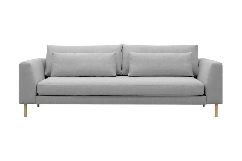 Florenz 3-istuttava Kangassohva - Vaaleanharmaa - Huonekalut - Sohva - 3:n istuttava sohva