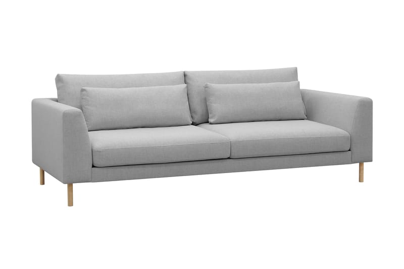 Florenz 3-istuttava Kangassohva - Vaaleanharmaa - Huonekalut - Sohva - 3:n istuttava sohva
