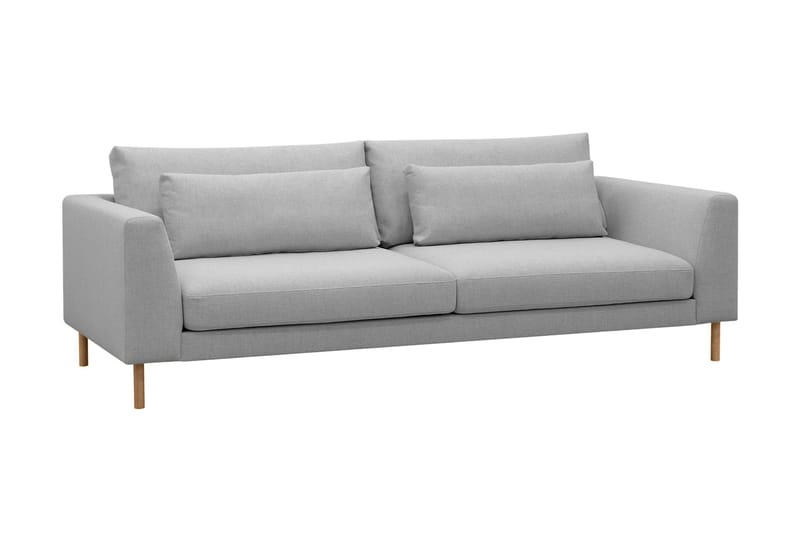 Florenz 3-istuttava Kangassohva - Vaaleanharmaa - Huonekalut - Sohva - 3:n istuttava sohva