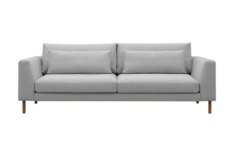 Florenz 3-istuttava Kangassohva, Vaaleanharmaa