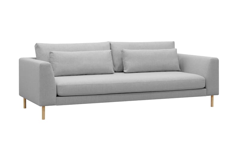 Florenz 3-istuttava Kangassohva - Vaaleanharmaa - Huonekalut - Sohva - 3:n istuttava sohva