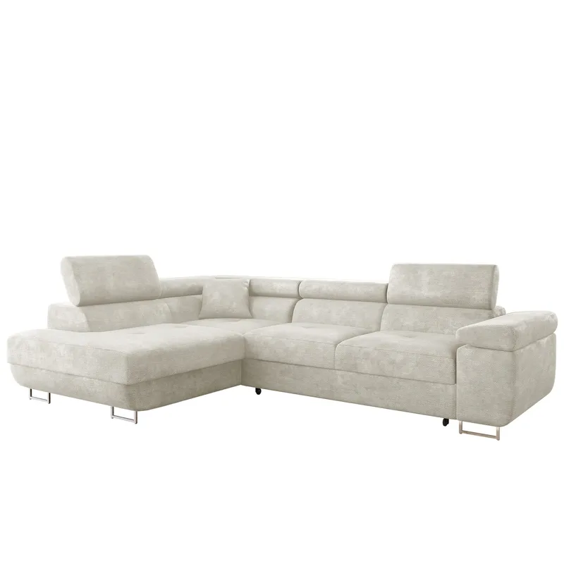 Gabina 4-istuttava vuodesohva šezlongilla, beige