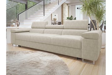 Gabina Vuodesohva 3-istuttava Manchester - Beige - Huonekalut - Sohva - Vuodesohva - 3 istuttava vuodesohva