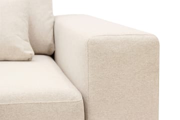 Grande 5-istuttava Sohva divaanilla Vasen - Beige Kangas - Huonekalut - Sohva - Divaanisohva