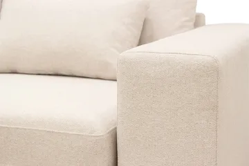 Grande 5-istuttava Sohva divaanilla Vasen - Beige Kangas - Huonekalut - Sohva - Divaanisohva