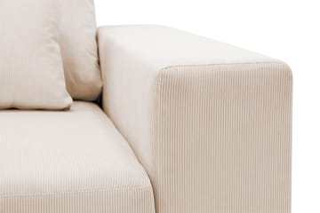 Grande 5-istuttava Sohva divaanilla Vasen - Beige Manchester - Huonekalut - Sohva - Divaanisohva
