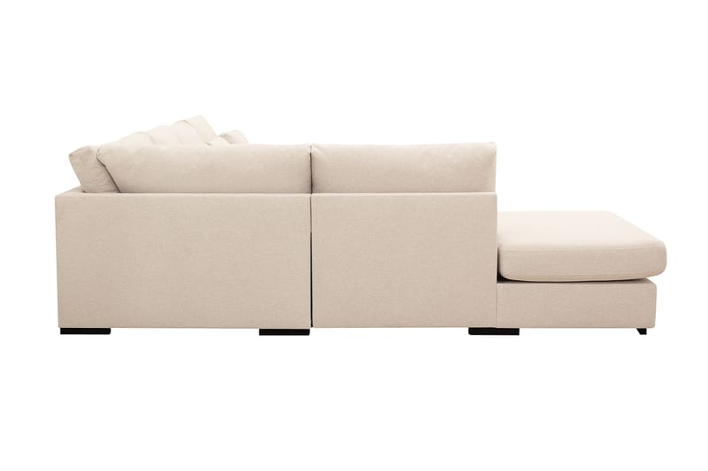 Grande 5-istuttava U-Sohva Divaanilla Oikea - Beige Kangas - Huonekalut - Sohva - Divaanisohva