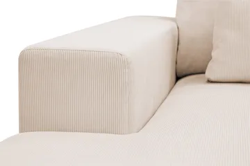 Grande 5-istuttava U-Sohva Divaanilla Vasen - Beige Manchester - Huonekalut - Sohva - Divaanisohva