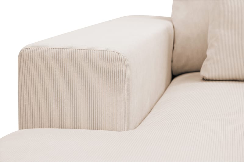 Grande 5-istuttava U-Sohva Divaanilla Vasen - Beige Manchester - Huonekalut - Sohva - Divaanisohva