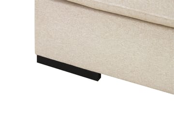 Grande 6-istuttava U-Sohva Divaanilla Vasen - Beige Kangas - Huonekalut - Sohva - Divaanisohva