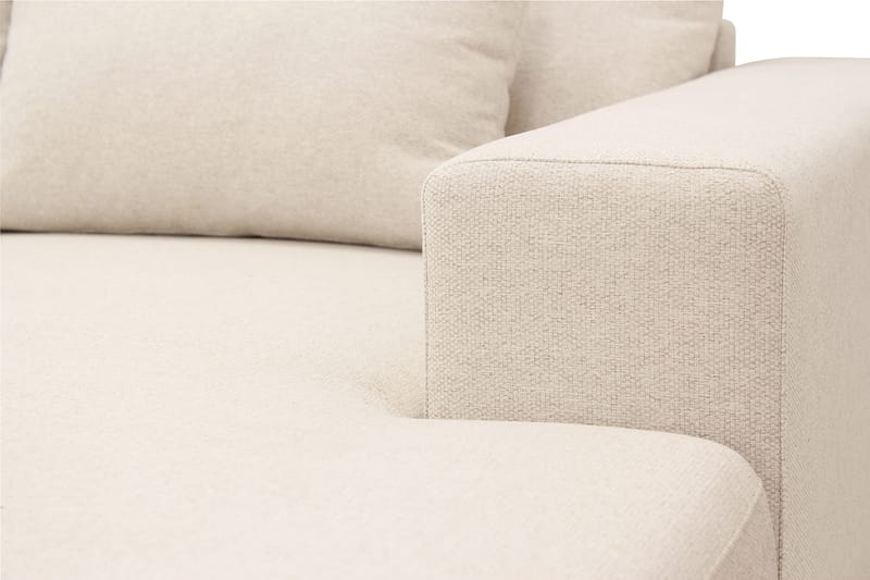 Grande Iso 7-istuttava U-Sohva Divaanilla Oikea - Beige Kangas - Huonekalut - Sohva - Divaanisohva