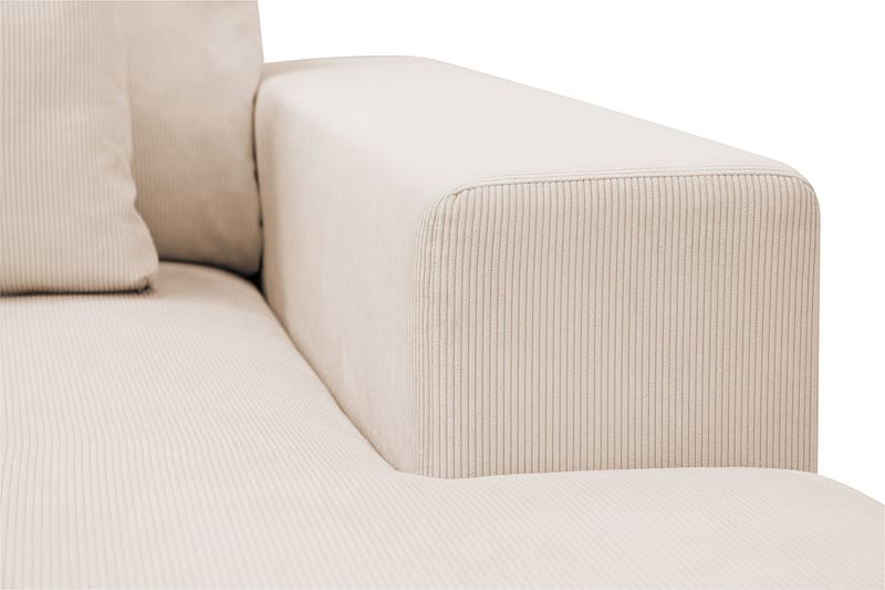 Grande Iso 7-istuttava U-Sohva Divaanilla Oikea - Beige Manchester - Huonekalut - Sohva - Divaanisohva