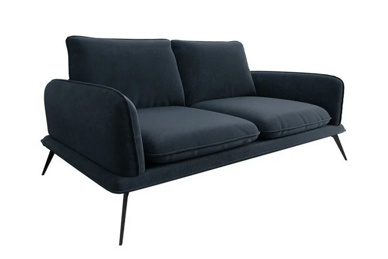 Graystone 2-sits Soffa Black, undefined