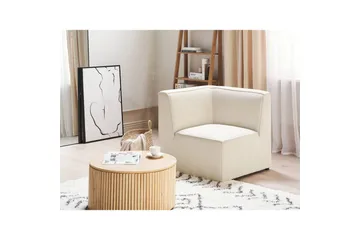 Hörnsektion Beliani Lemvig Beige Beige - Huonekalut - Sohva - Moduulisohva - Kulmamoduuli