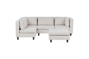 Hörnsoffa Beige, Black - Huonekalut - Sohva - Moduulisohva