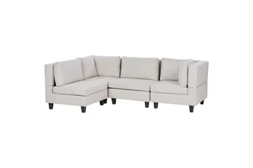 Hörnsoffa Beige, Black - Huonekalut - Sohva - Moduulisohva