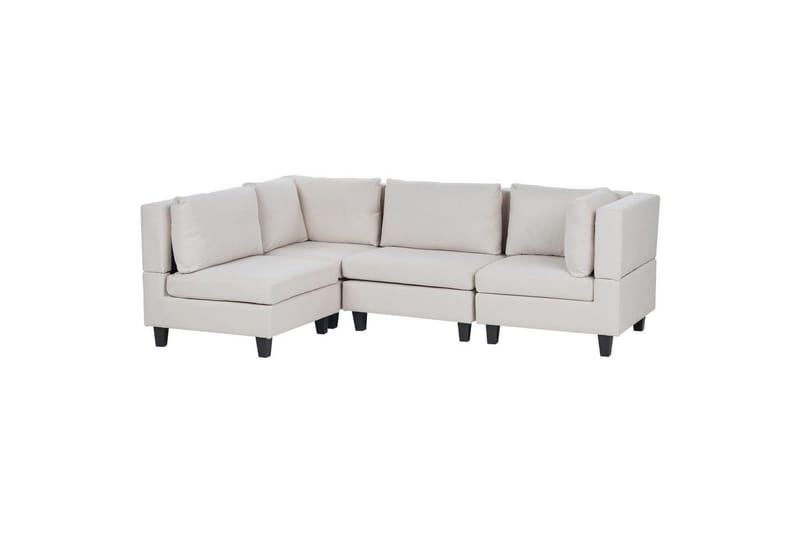 Hörnsoffa Beige, Black - Huonekalut - Sohva - Moduulisohva