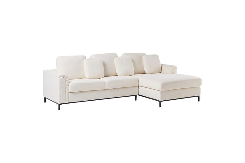 Hörnsoffa Beliani Oslo Högervänd Right-faced - Huonekalut - Sohva - Divaanisohva